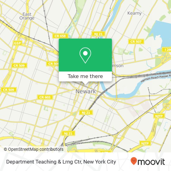 Mapa de Department Teaching & Lrng Ctr