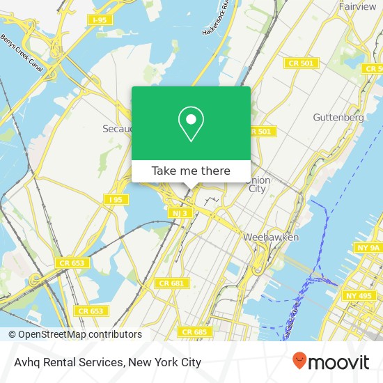 Avhq Rental Services map