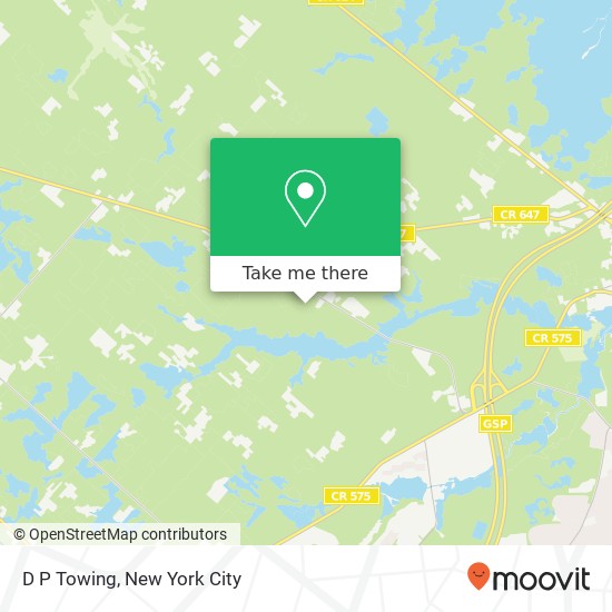 Mapa de D P Towing