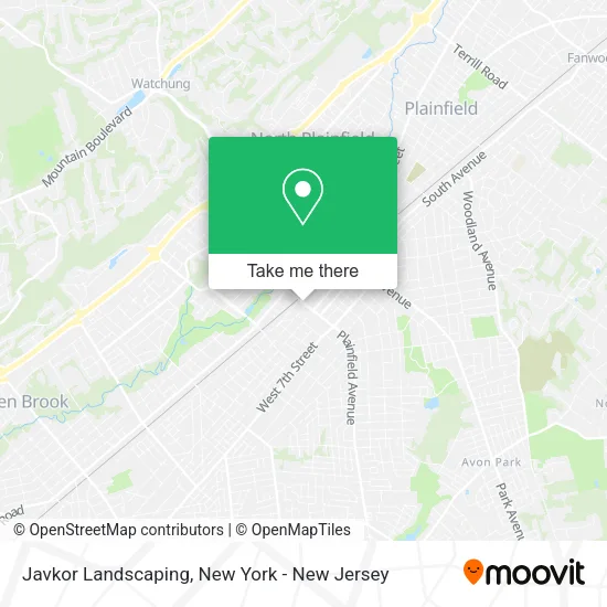 Javkor Landscaping map