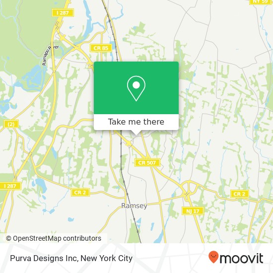 Purva Designs Inc map