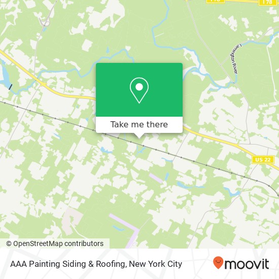AAA Painting Siding & Roofing map