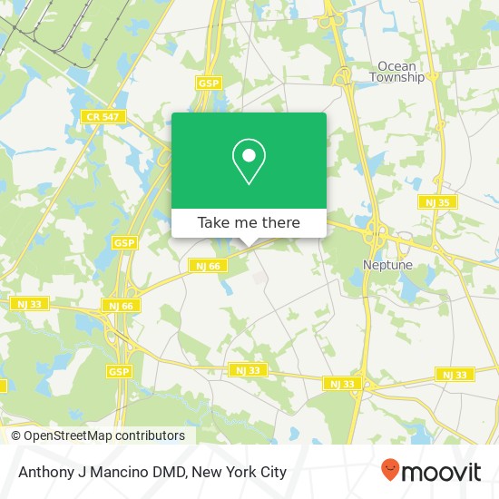 Anthony J Mancino DMD map