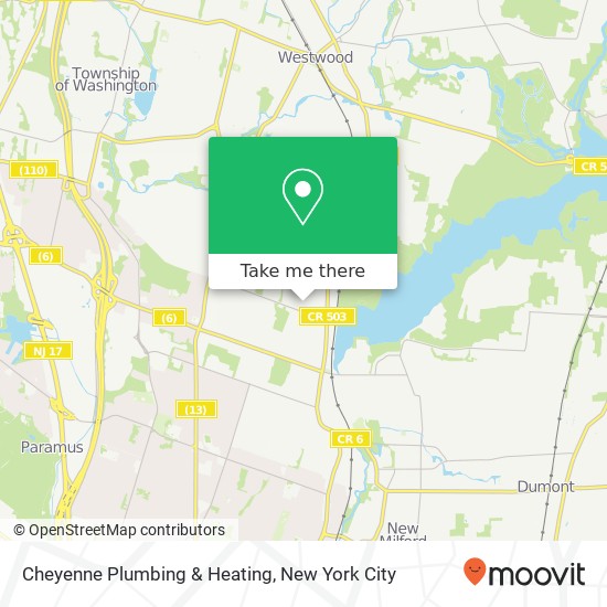 Cheyenne Plumbing & Heating map