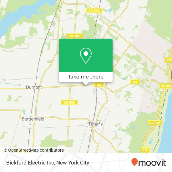 Mapa de Bickford Electric Inc