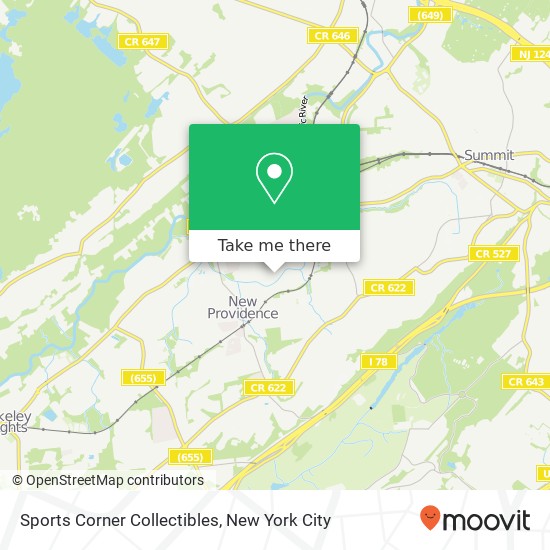 Sports Corner Collectibles map