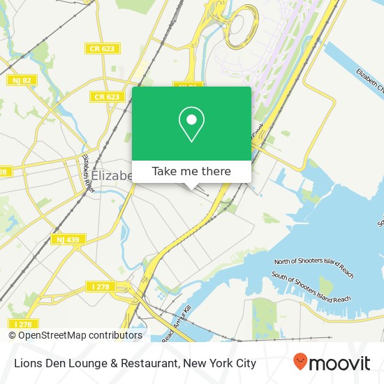 Mapa de Lions Den Lounge & Restaurant