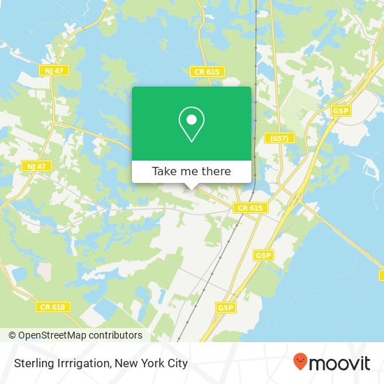 Sterling Irrrigation map
