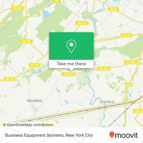 Business Equipment Systems map