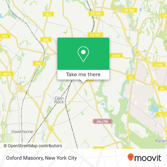 Oxford Masonry map