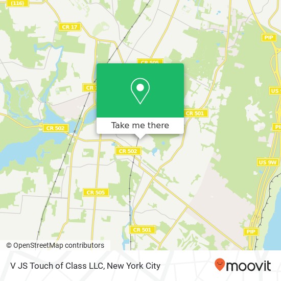 Mapa de V JS Touch of Class LLC