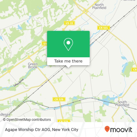 Mapa de Agape Worship Ctr AOG