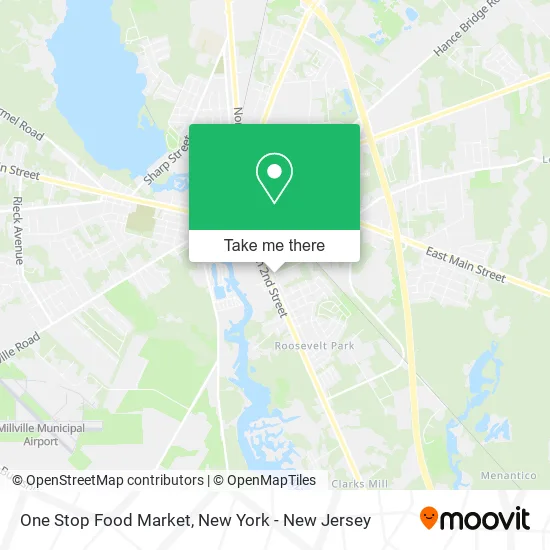 One Stop Food Market map