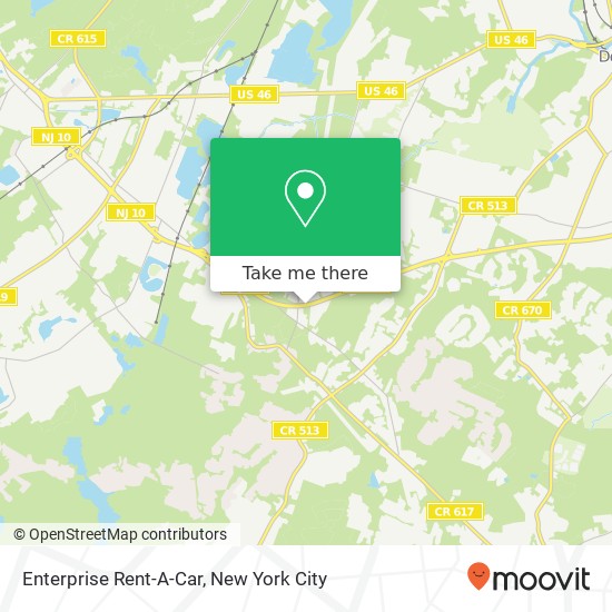 Mapa de Enterprise Rent-A-Car