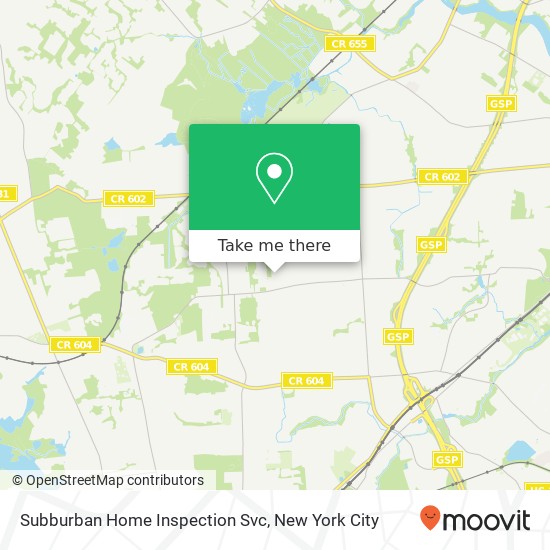 Subburban Home Inspection Svc map