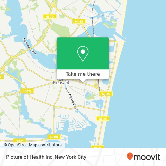 Picture of Health Inc map