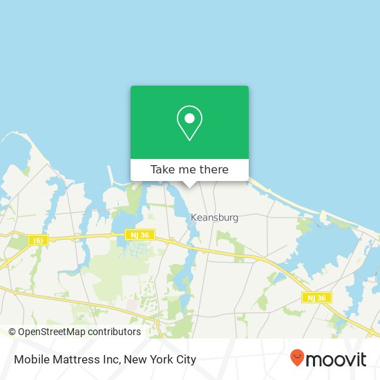 Mobile Mattress Inc map