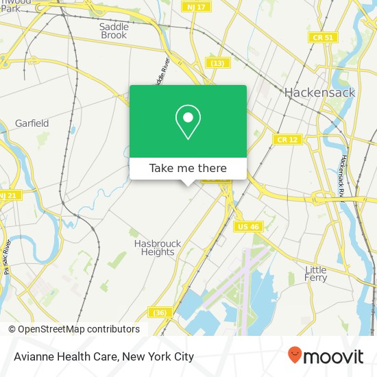 Mapa de Avianne Health Care