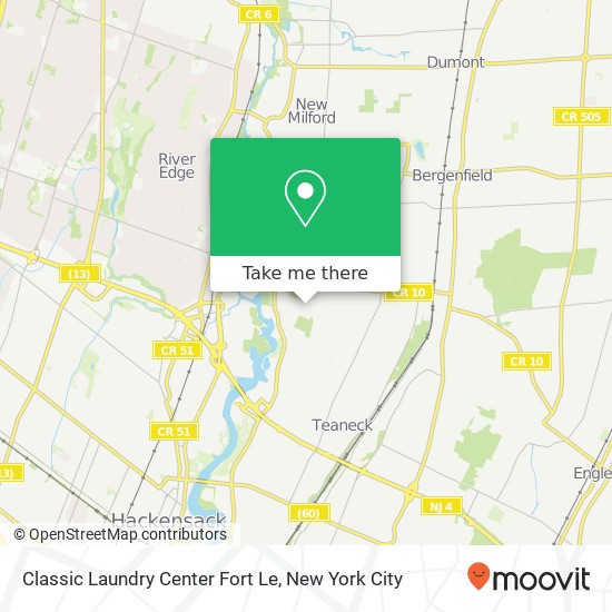 Mapa de Classic Laundry Center Fort Le