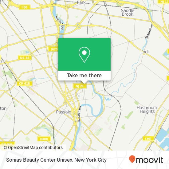 Sonias Beauty Center Unisex map