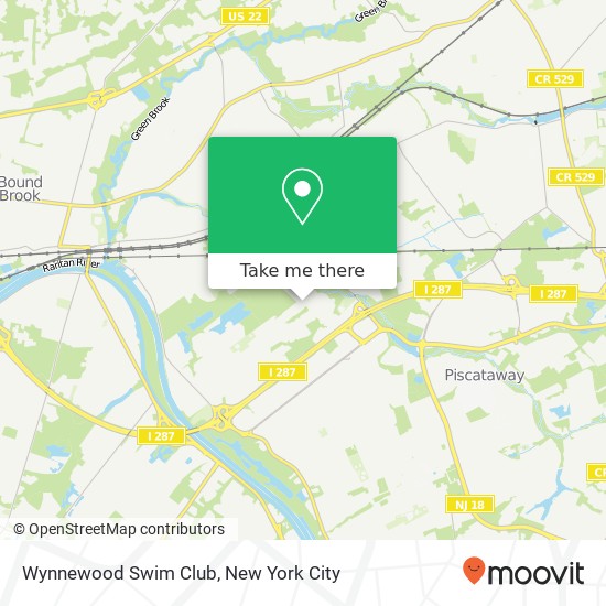 Wynnewood Swim Club map