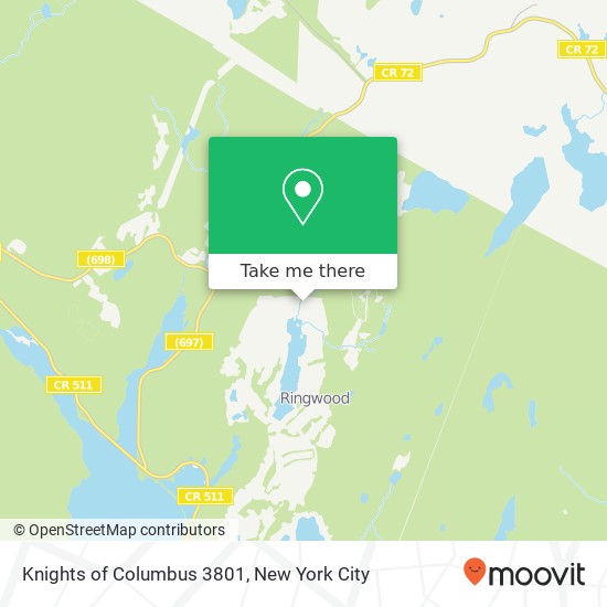 Knights of Columbus 3801 map