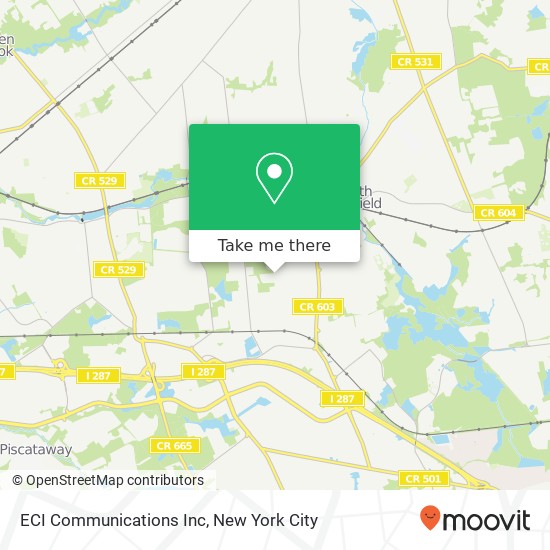 Mapa de ECI Communications Inc