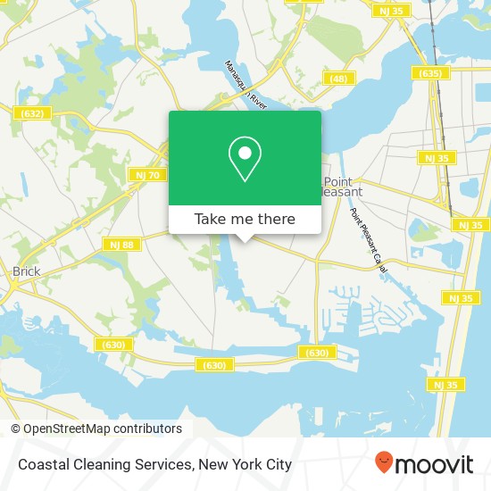 Coastal Cleaning Services map