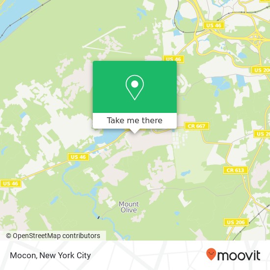 Mocon map