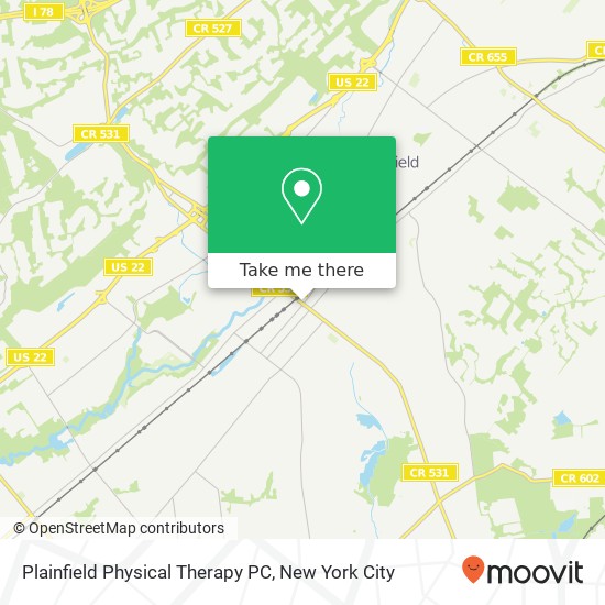 Mapa de Plainfield Physical Therapy PC