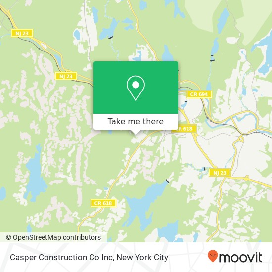 Casper Construction Co Inc map