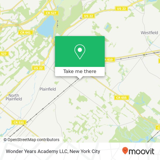 Mapa de Wonder Years Academy LLC