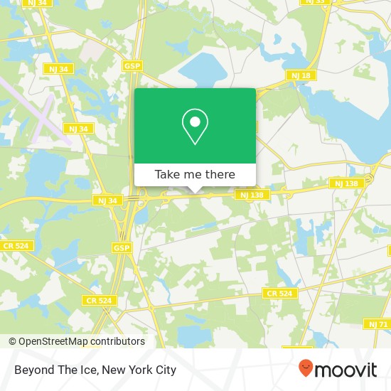 Beyond The Ice map