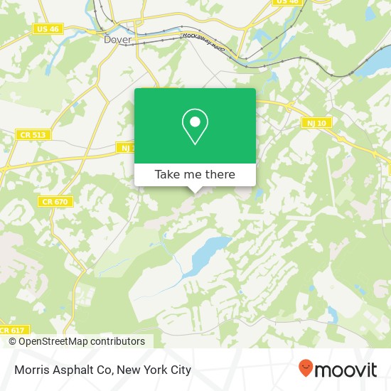 Mapa de Morris Asphalt Co