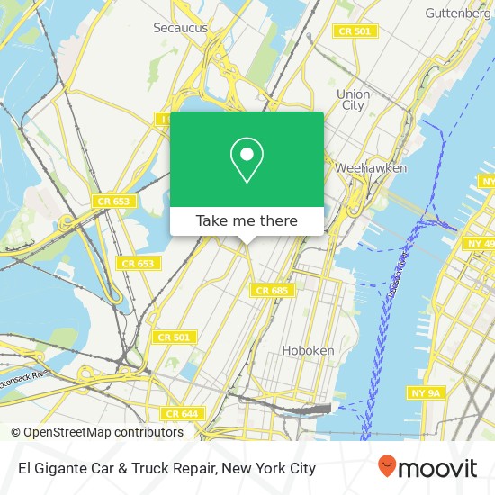 Mapa de El Gigante Car & Truck Repair