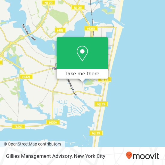 Gillies Management Advisory map