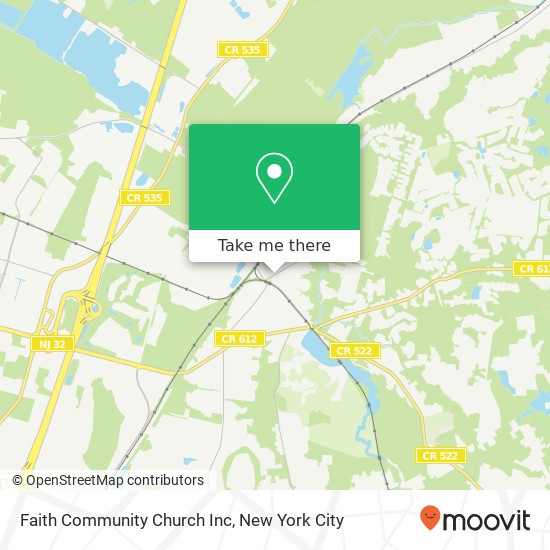 Faith Community Church Inc map