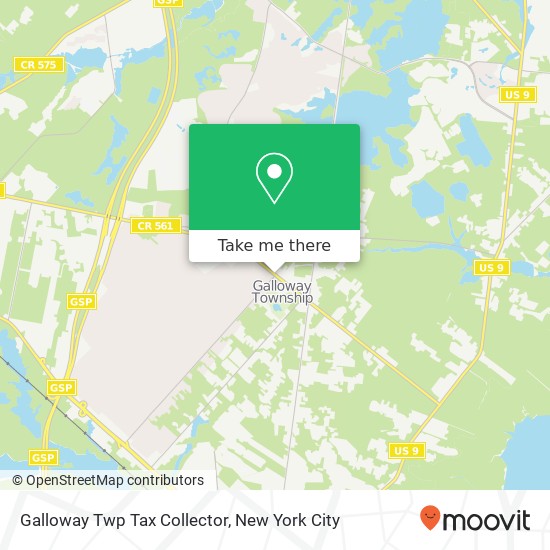 Galloway Twp Tax Collector map