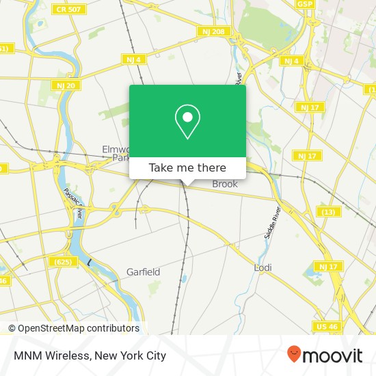 Mapa de MNM Wireless