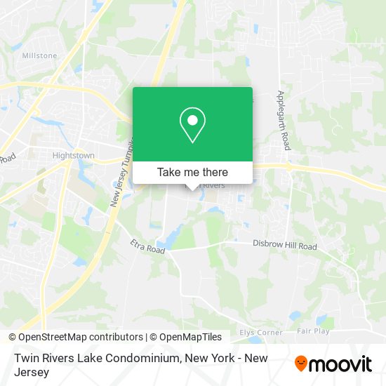 Twin Rivers Lake Condominium map