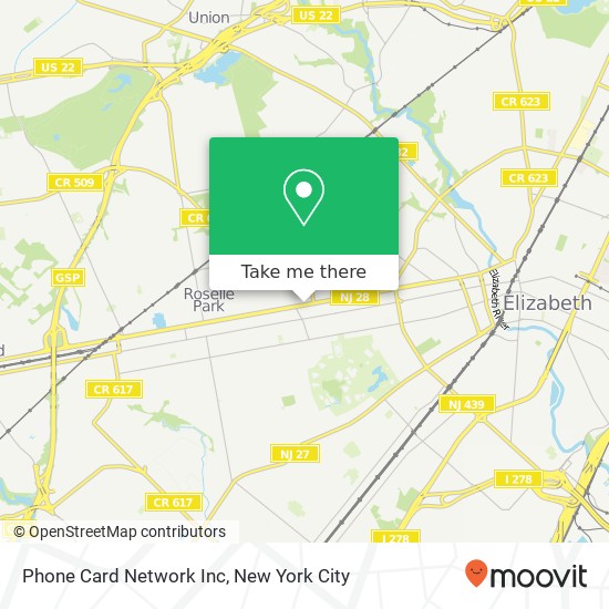 Phone Card Network Inc map