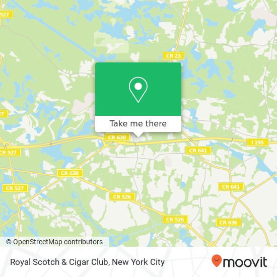 Royal Scotch & Cigar Club map