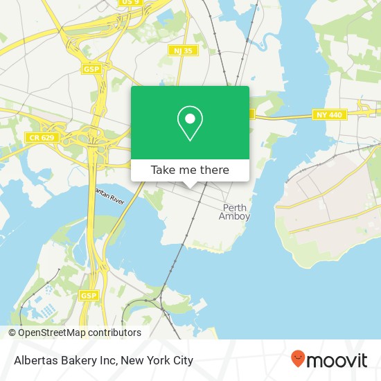 Albertas Bakery Inc map