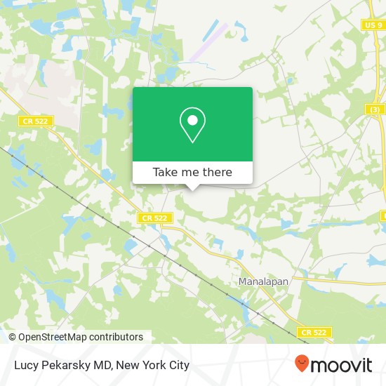 Lucy Pekarsky MD map