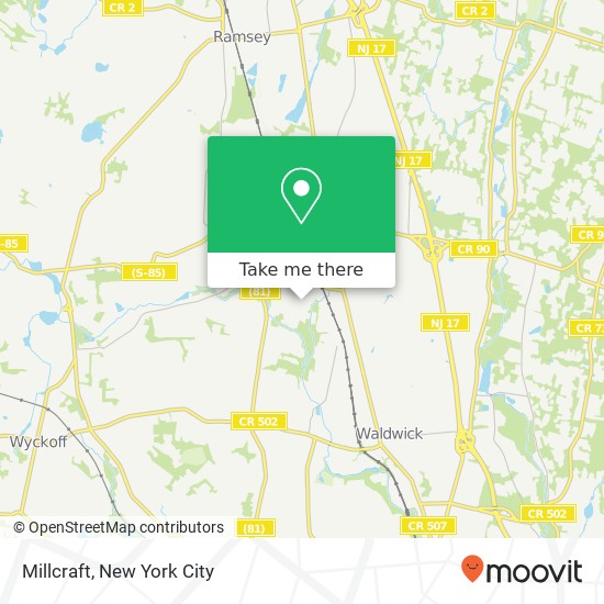 Millcraft map