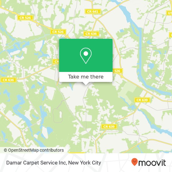 Damar Carpet Service Inc map