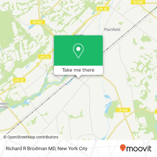 Richard R Brodman MD map