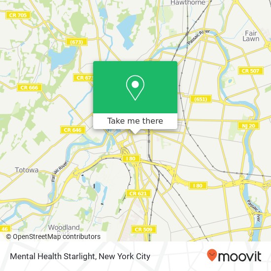 Mapa de Mental Health Starlight