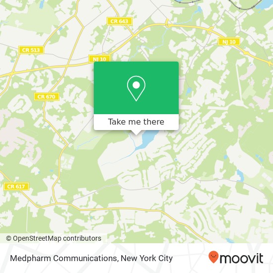 Medpharm Communications map