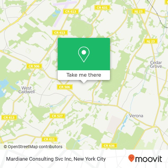 Mardiane Consulting Svc Inc map